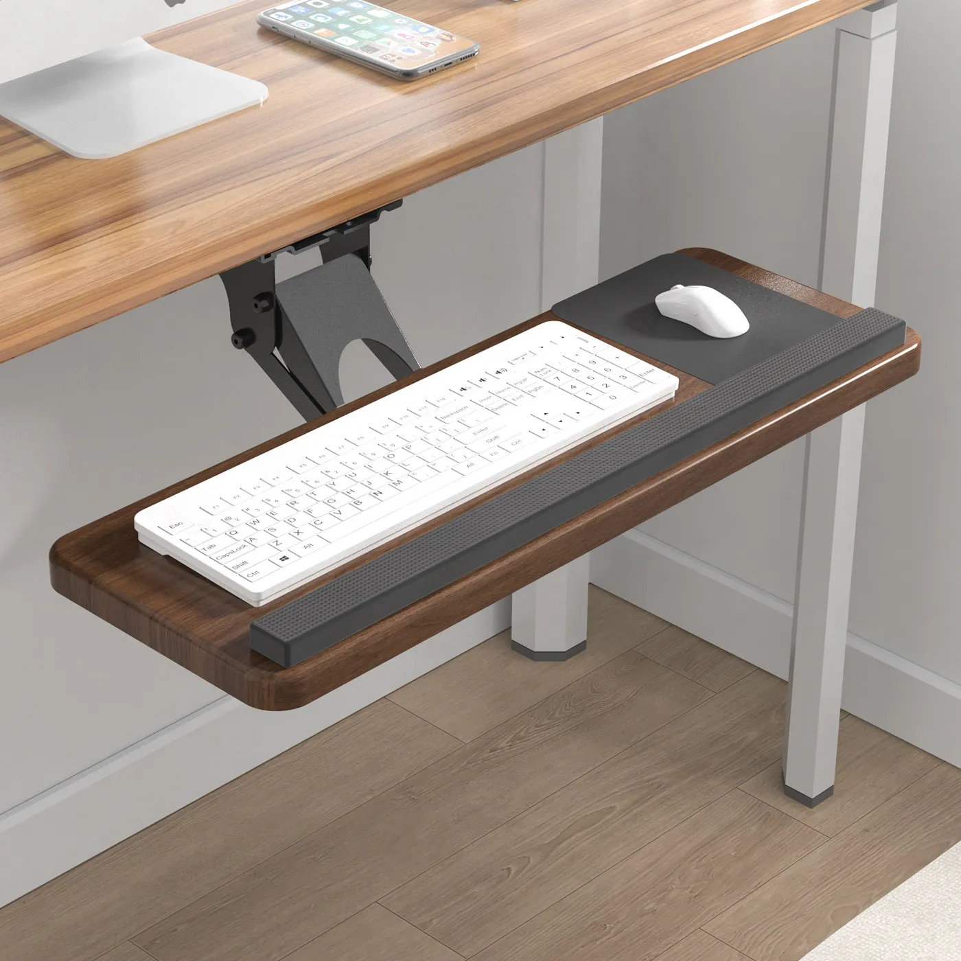 Keyboard Drawer Under - Выдвижная подставка для клавиатуры под стол,