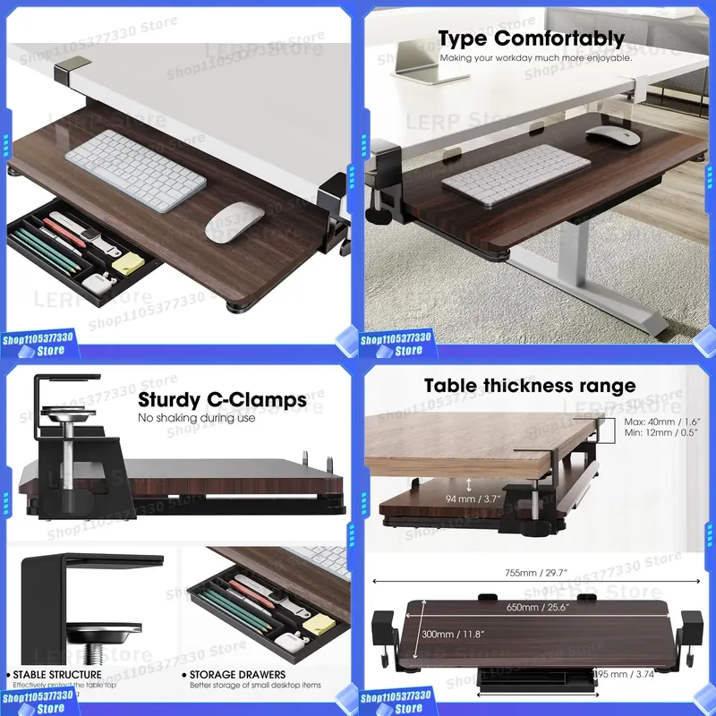 Keyboard Drawer Under - Выдвижной органайзер для клавиатуры и мыши