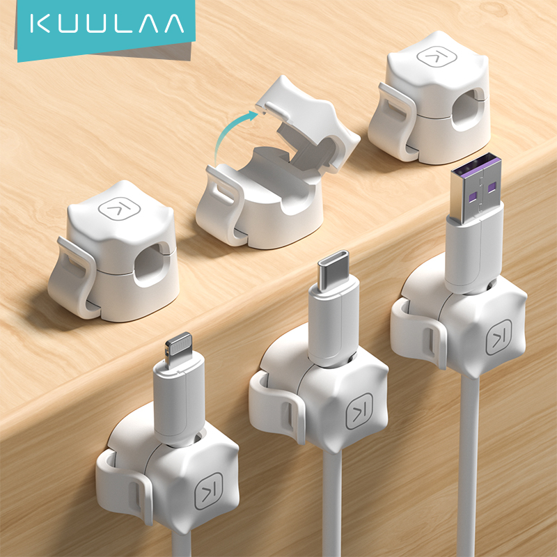 Pegboard Office Organizer - KUULAA 3/6 шт. кабельный зажим, держатель