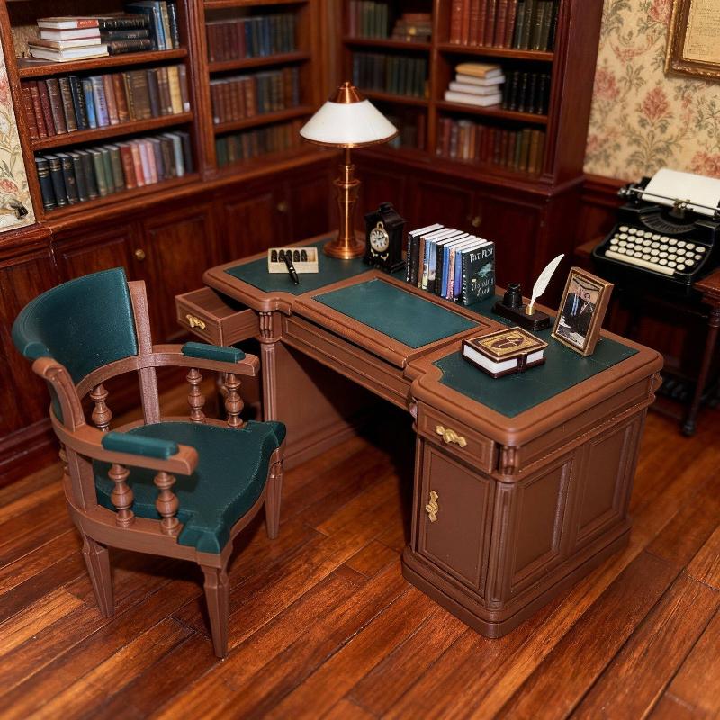 Миниатюрный винтажный офисный  – обзор и цена Office Furniture Set